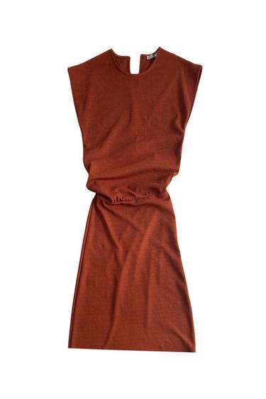 VESTIDO MIDI FRUNCES