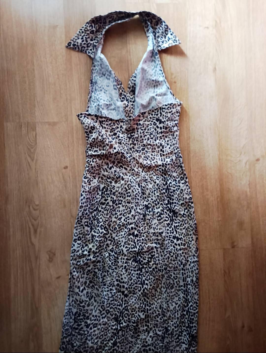 LINEN-BLEND ANIMAL-PRINT SHIRT DRESS - Image 9