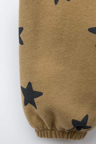 PANTALON DE JOGGING IMPRIMÉ - Kaki de Zara - Image 3
