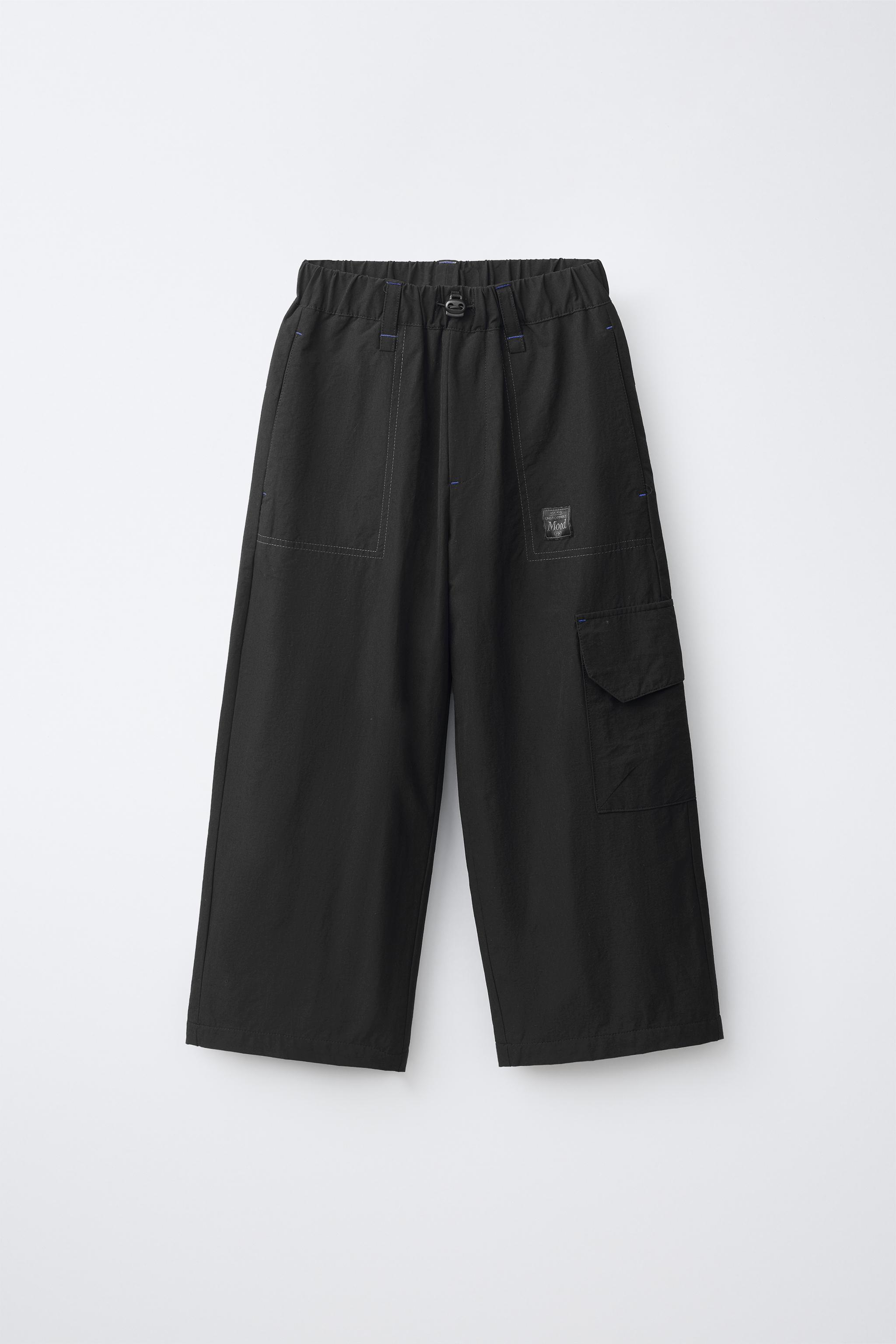 TECHNICAL POCKETED PANTS - Black | ZARA United States
