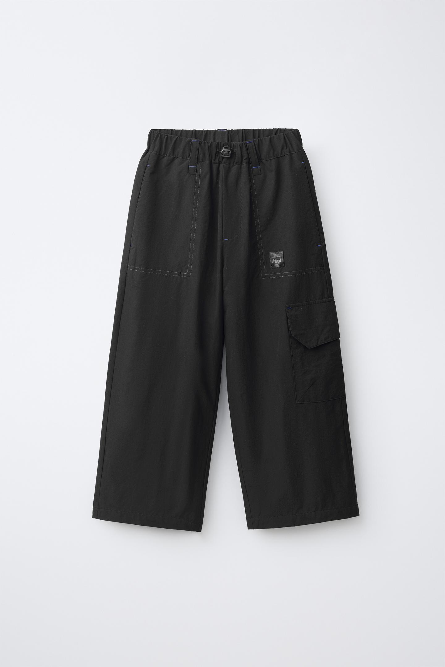 Детские брюки Zara Technical Pocketed, цвет: Чёрный — фото 1