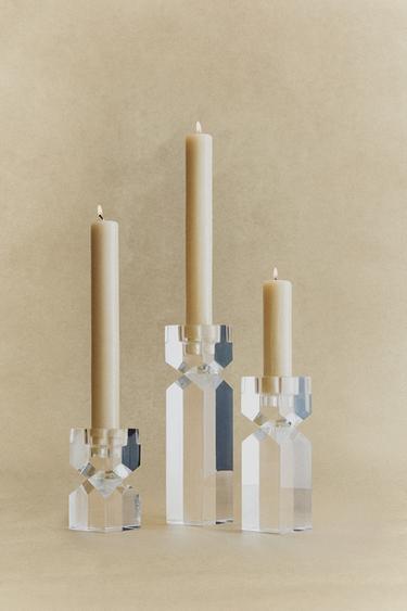 PORTA-VELAS DE CRISTAL - Cristal da Zara