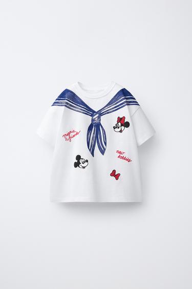 MINNIE MOUSE © DISNEY PAISLEY T-SHIRT - White by Zara