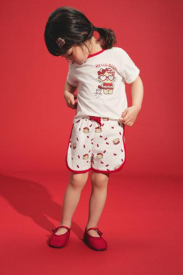 6-14 YEARS / HELLO KITTY © SANRIO PYJAMAS - White / Red by Zara
