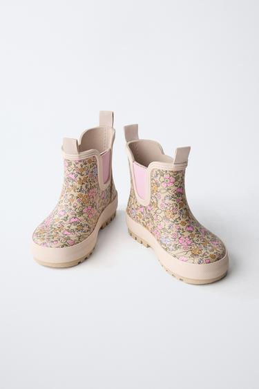 FLORAL WELLIES - Ecru White by Zara - Image 2