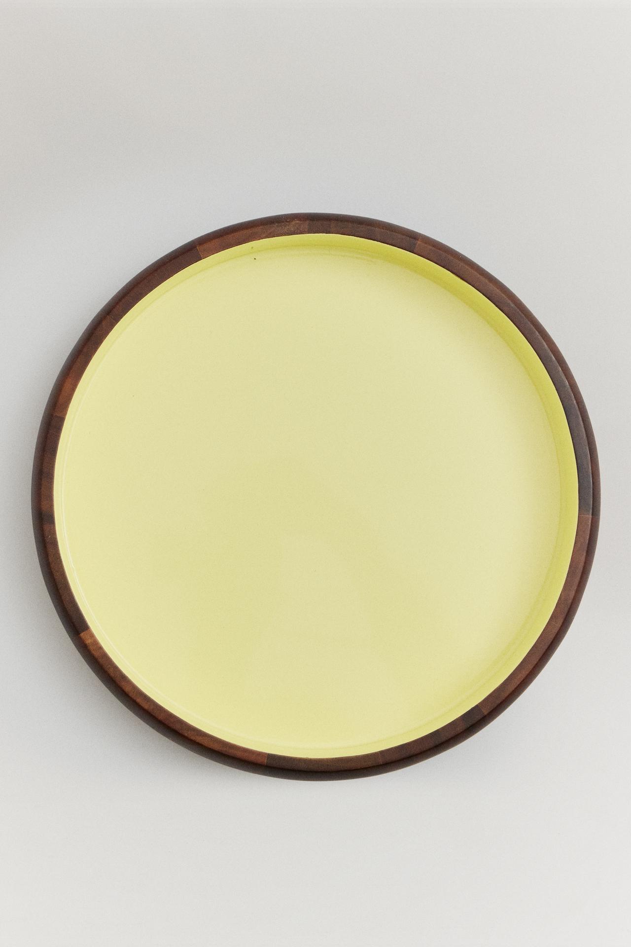 THE ALDIQUÀ ROUND TRAY — Yellow