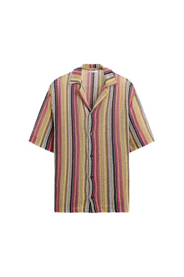 STRIPED TEXTURED SHIRT