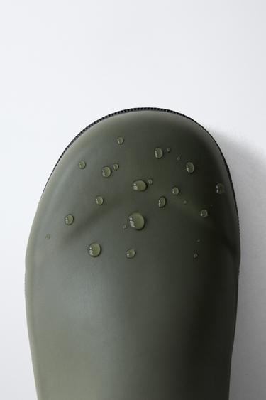 BOTTES DE PLUIE HAUTES - Vert de Zara - Image 7