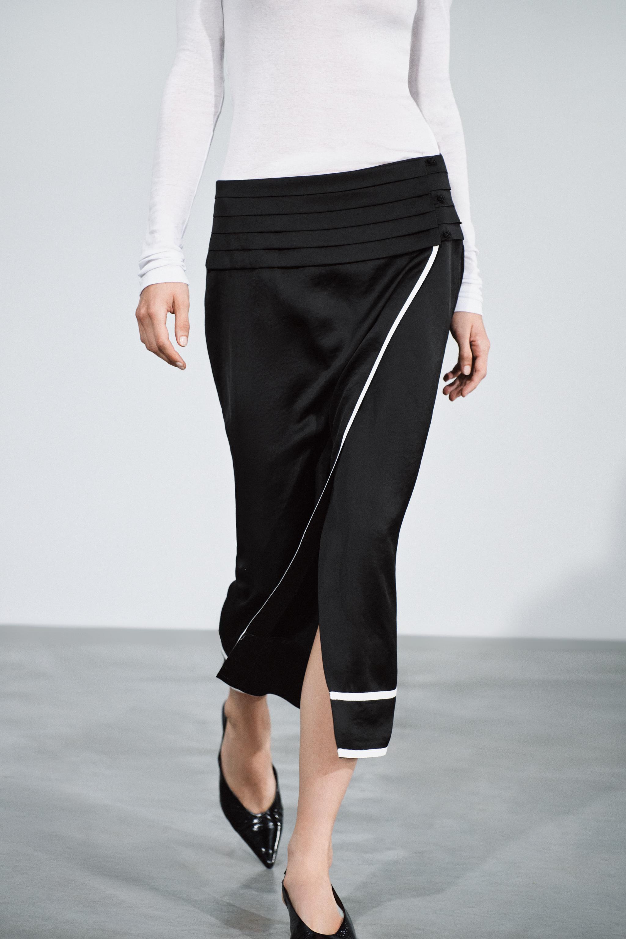 ZW COLLECTION SASH MIDI SKIRT