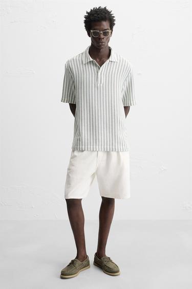 LEATHER BOAT SHOE - Green by Zara - Image 0