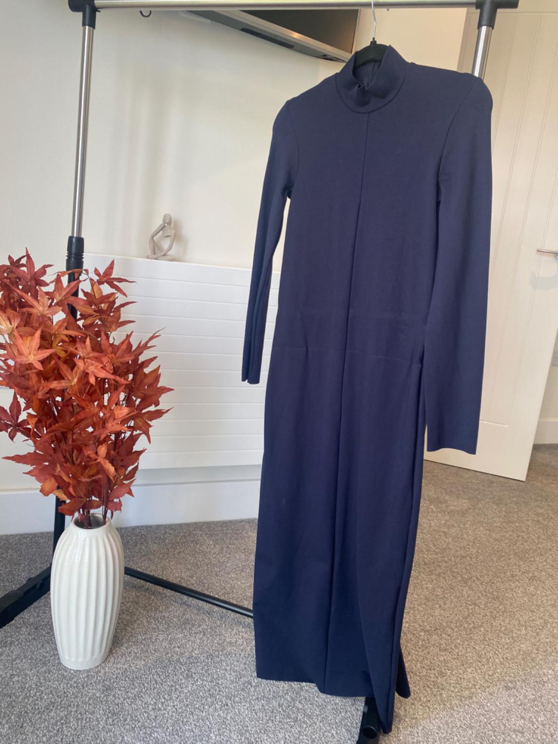 HIGH NECK MIDI DRESS - Image 3