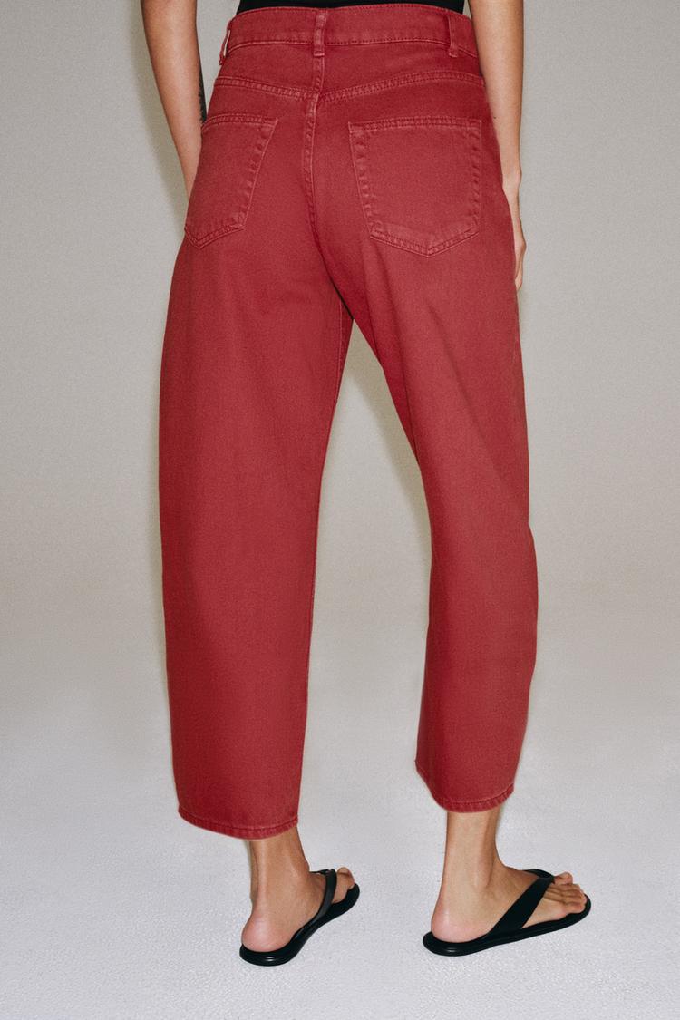 Jeans capri globo de tiro medio ZW Collection 3