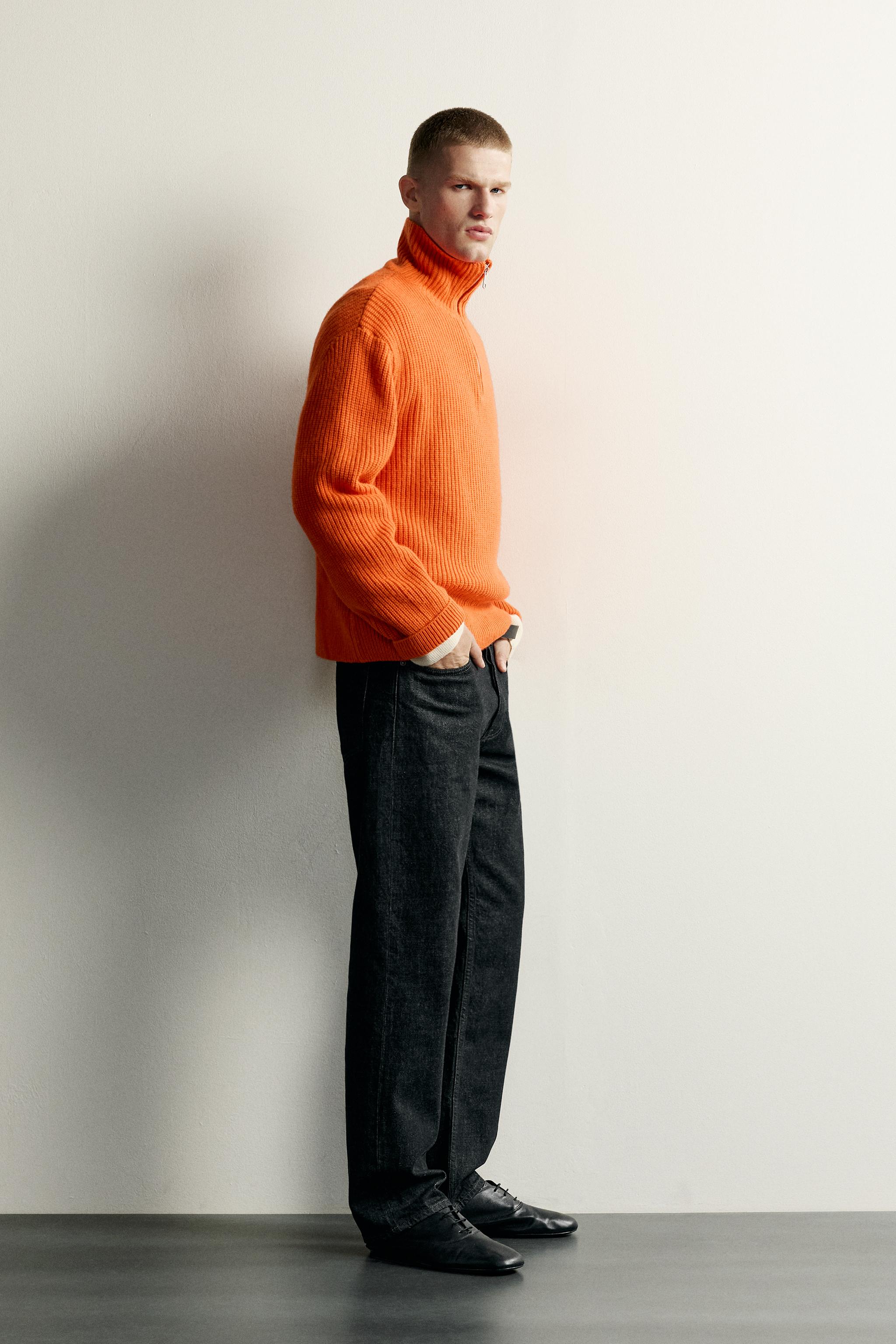 PULL COUPE DÉCONTRACTÉE COL ZIPPÉ