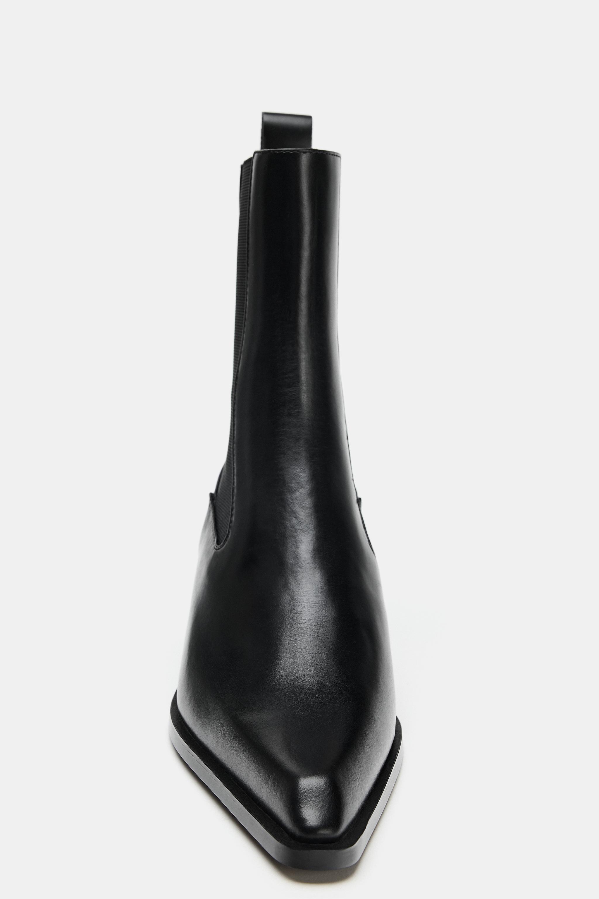 COMBINED KITTEN HEEL BOOTIES