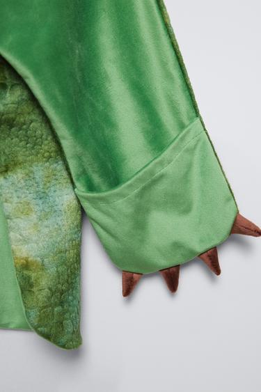 FLEECE DINOSAUR CAPE - Green by Zara - Image 3