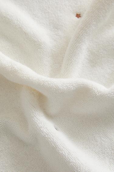SERVIETTE DE BAIN ENFANT ÉTOILES - Blanc cassé de Zara - Image 4