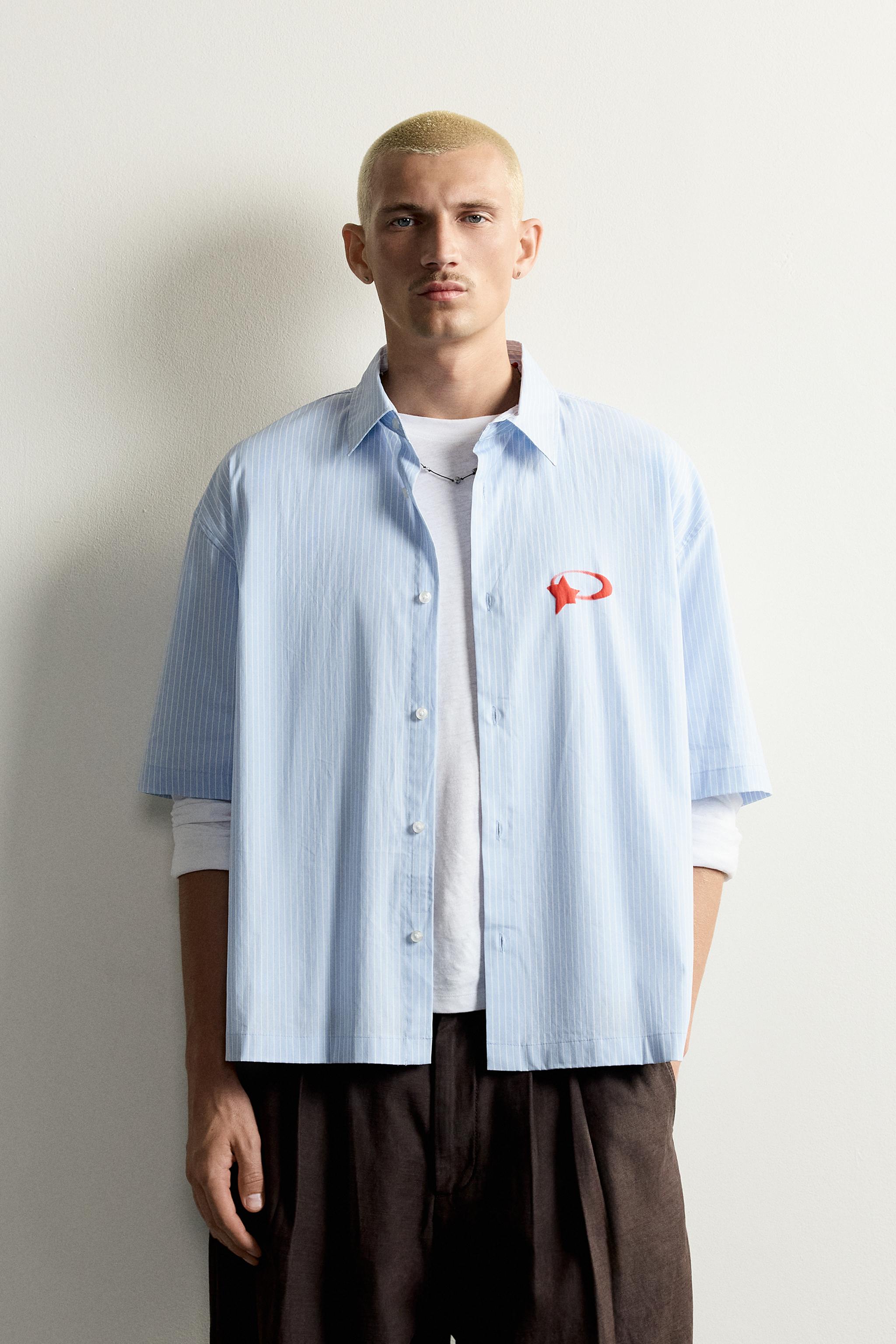 PRINTED GRAPHIC BOXY FIT SHIRT