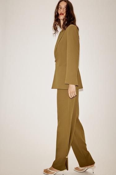 CALÇA COM BARRA AJUSTÁVEL - Azeite da Zara