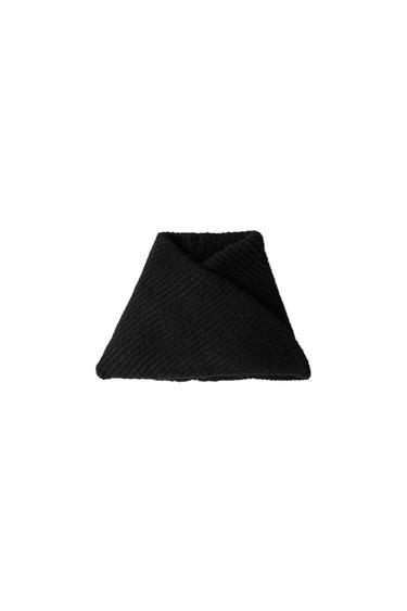 BASIC KNIT SNOOD - Black by Zara