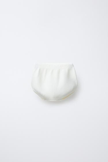 GESTRICKTER SLIP - Cremefarben hell von Zara