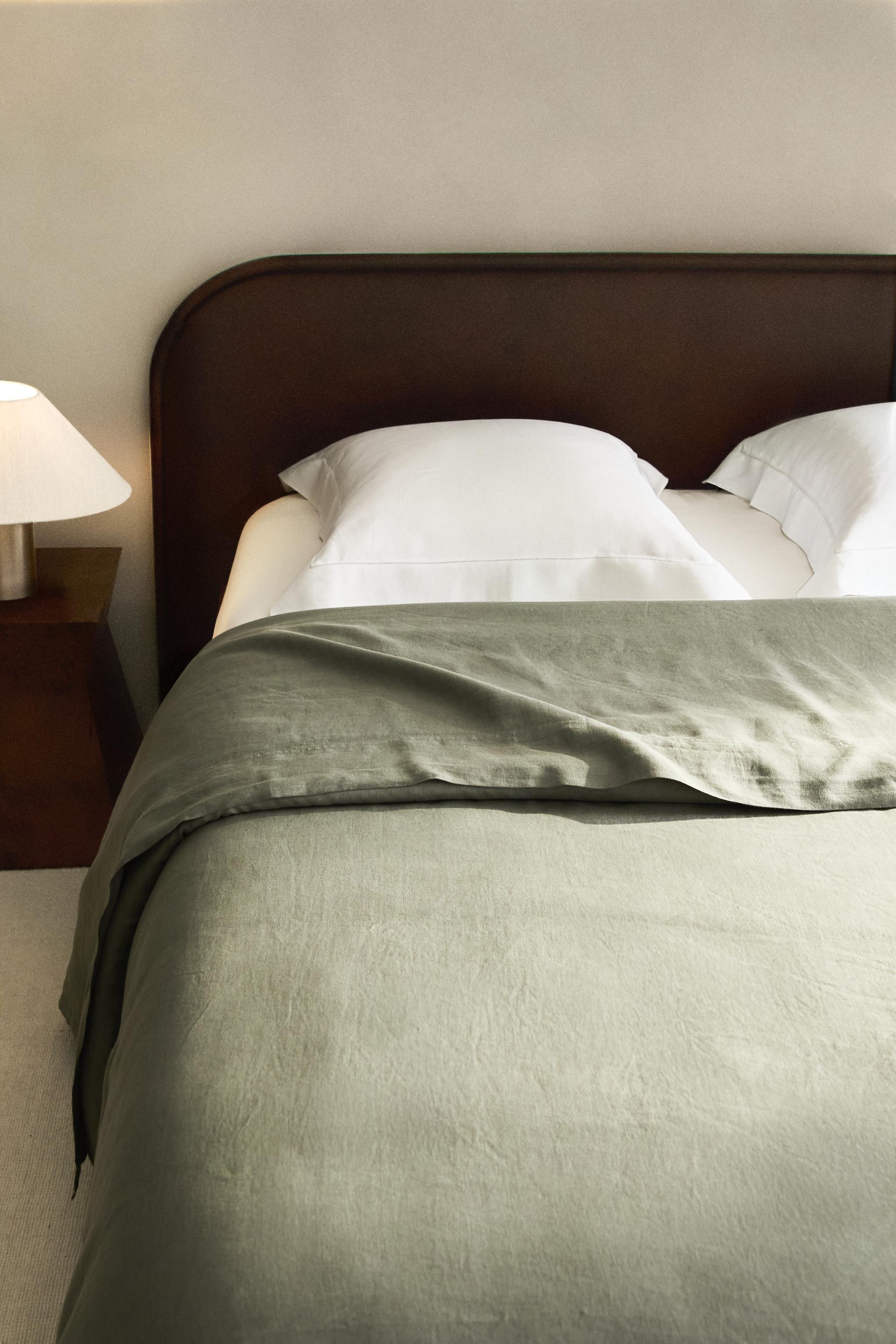 WASHED LINEN DUVET COVER (140 GSM)