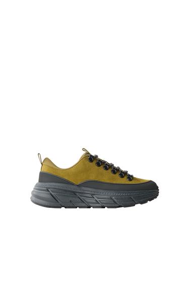 ZAPATILLA DEPORTIVA TÉCNICA - Verde de Zara