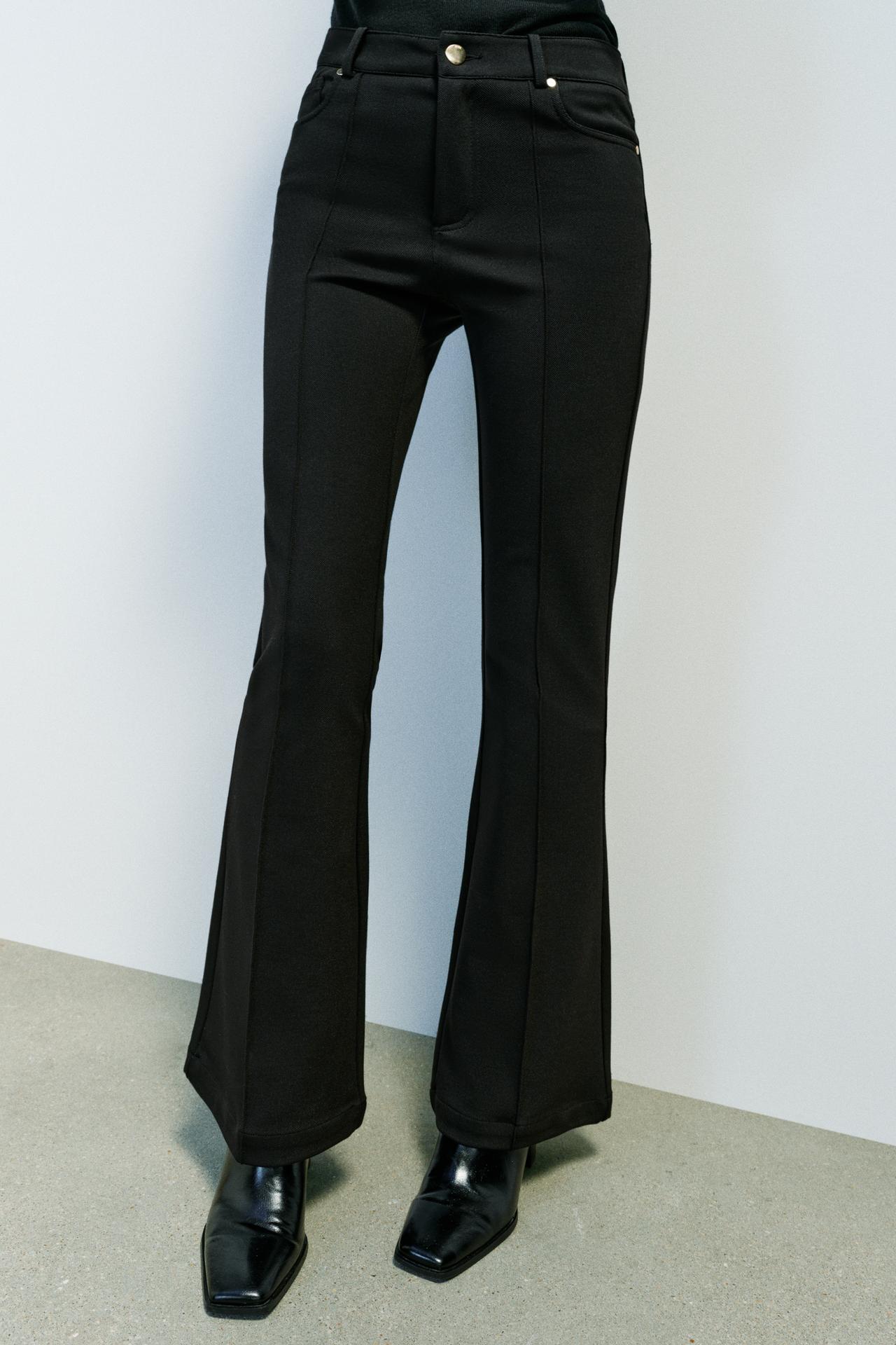 FLARE PANTS — Black