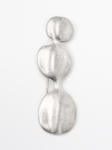 Zara Leaf brooch - Silver