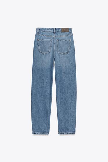 Zara Z.05 HIGH WAIST RIGID MOM FIT JEANS - Mid-blue