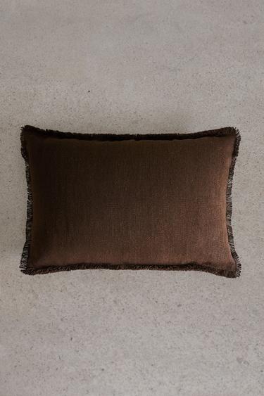 Zara CUSHION 01 - Dark brown