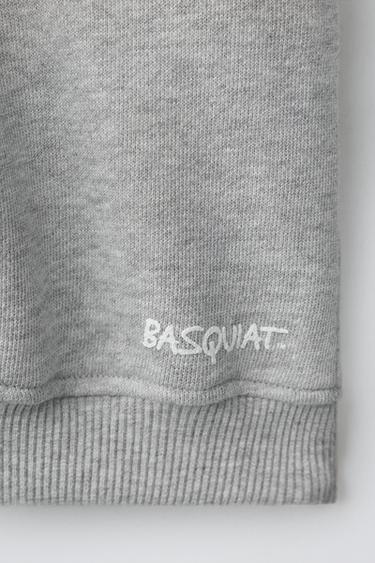 BASQUIAT® SWEATSHIRT - Grey marl by Zara - Image 3