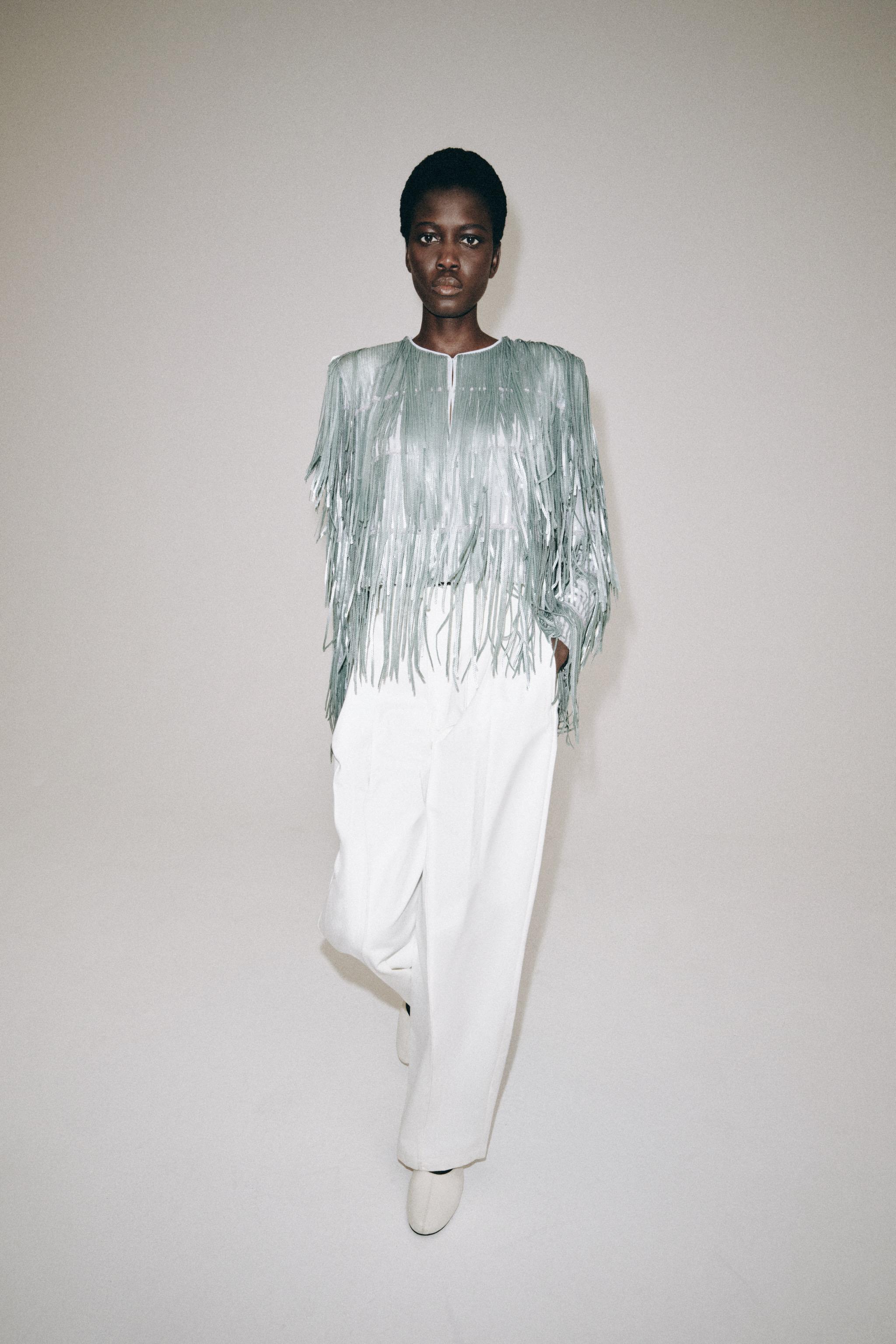 PULLU SAÇAKLI CEKET ZW COLLECTION - Görsel 5