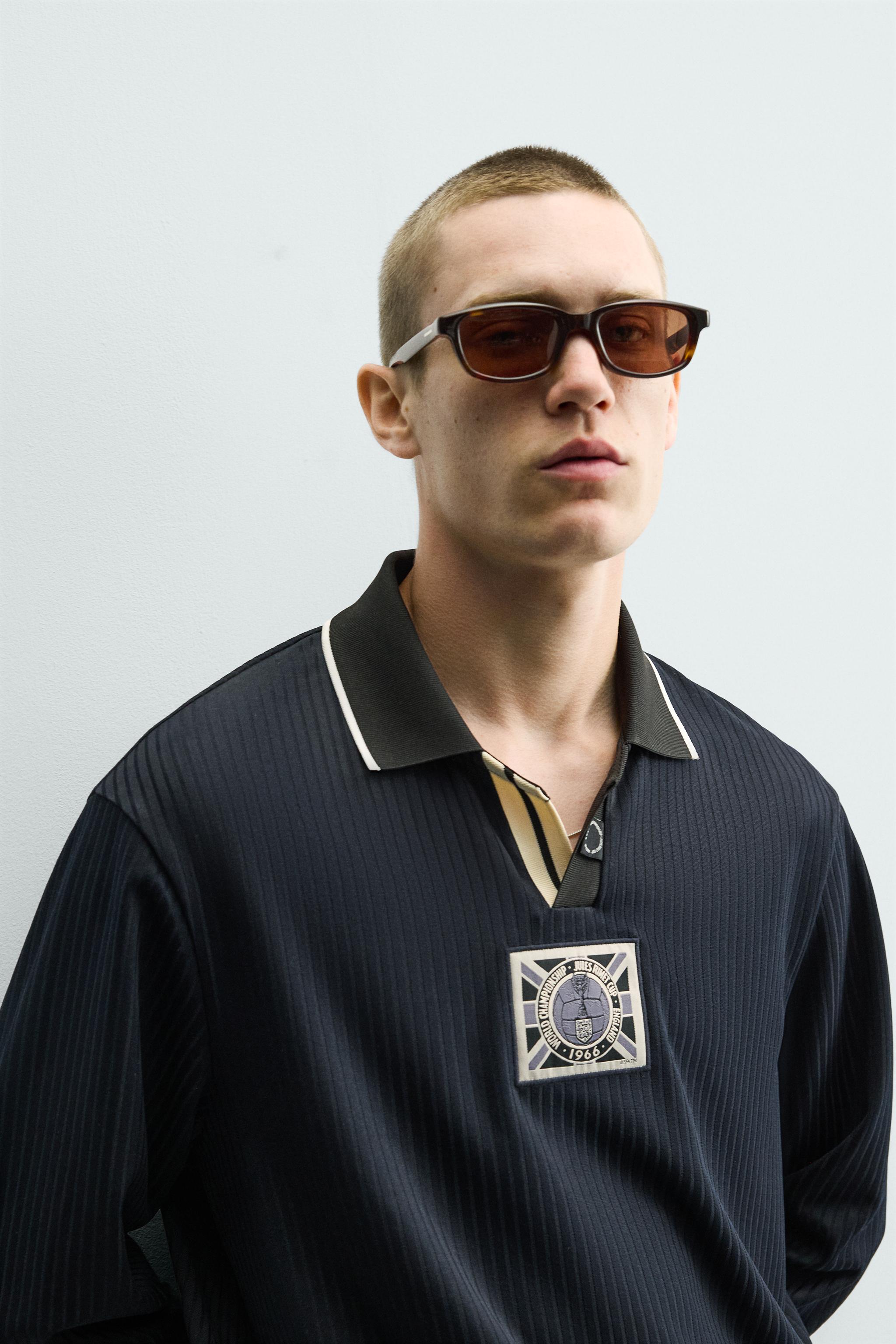 Мужские рубашки Zara ENGLAND 66 FIFA WORLD CUP™ FIFA CLASSICS TECHNICAL POLO — фото 6