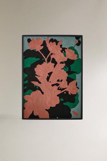 FLORAL COTTON TAPESTRY X COLLAGERIE - وردي الخاص بـ Zara