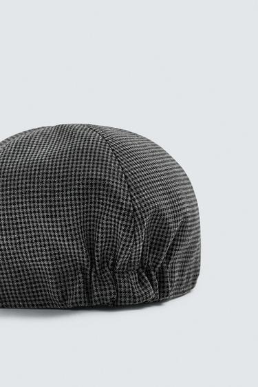 FLANNEL HOUNDSTOOTH BERET - various by Zara - Image 6