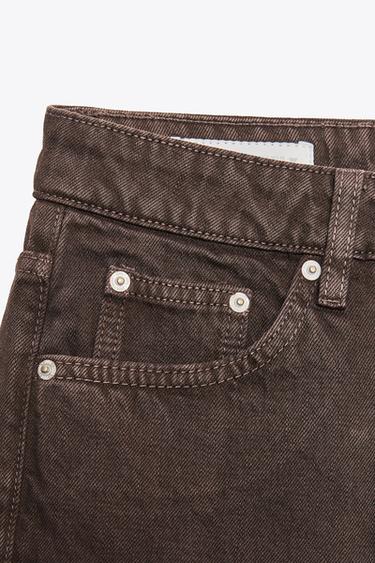 JEAN TRF MOM FIT TAILLE HAUTE - Marron de Zara - Image 6