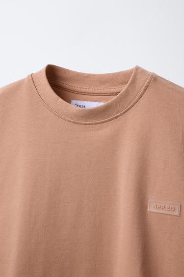 T-SHIRT – HEAVY WEIGHT - Lachsfarben von Zara