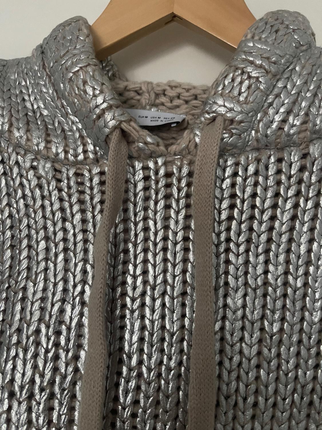 FOIL KNIT HOODIE - Image 4