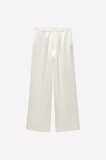 Combinaison Pantalon Zara écrue Taille XS - Neuve Avec Petits Défauts, Style Décontracté, Fermeture Boutons
