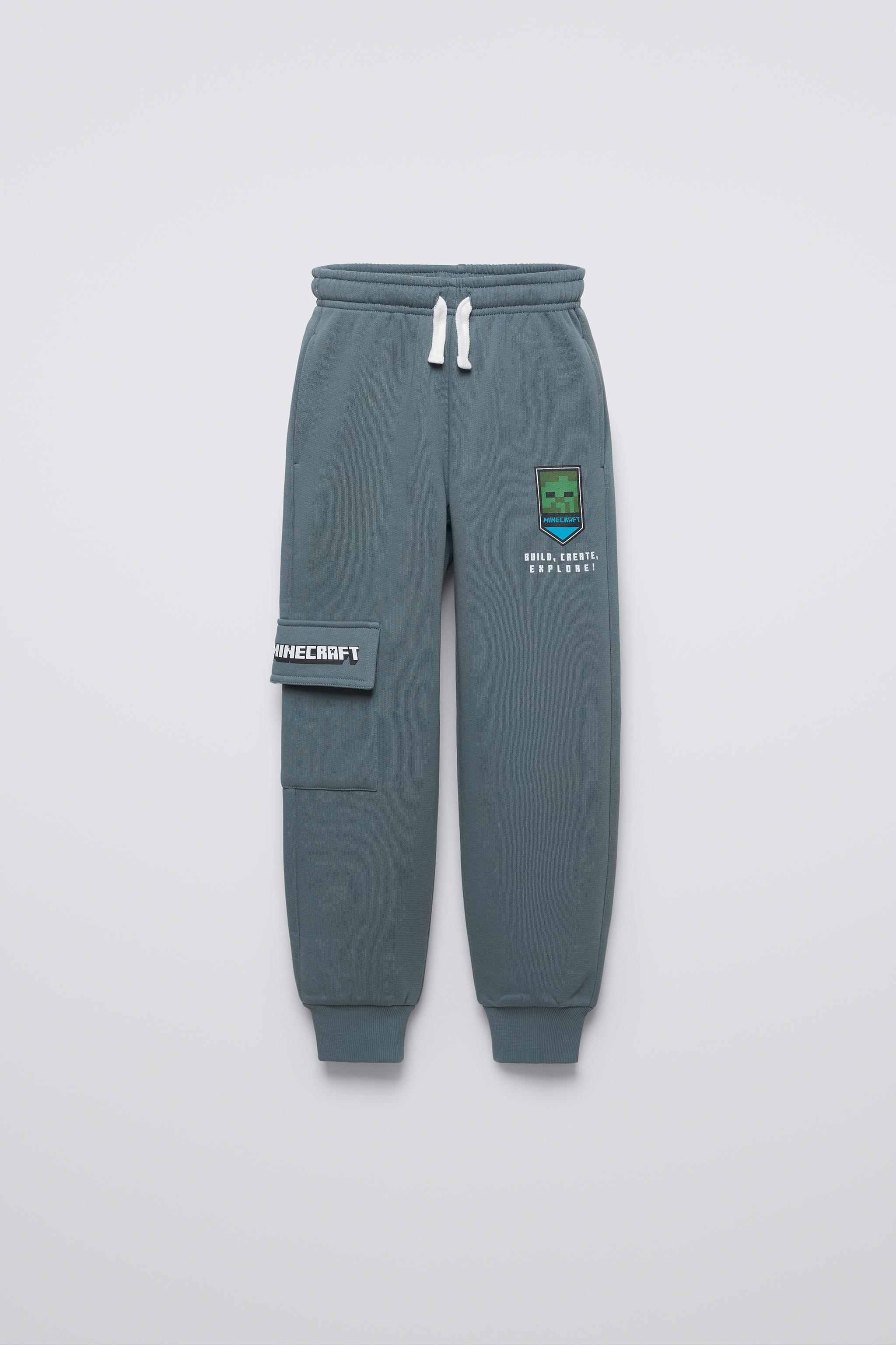 MINECRAFT © MOJANG AB. ™ JOGGER PANTOLON - Mavi / Gri | ZARA Türkiye /  Turkey