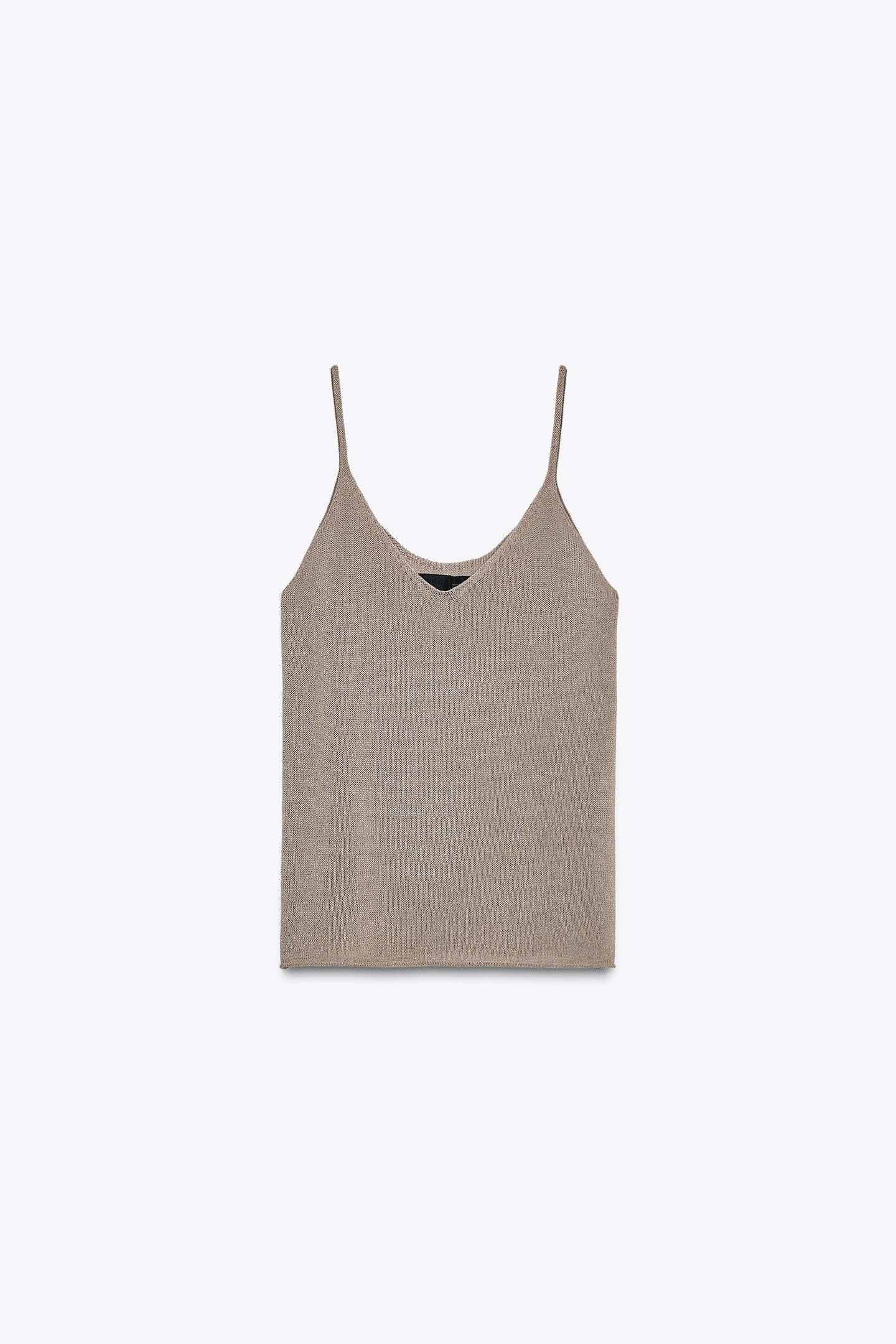 STRAPPY KNIT TOP