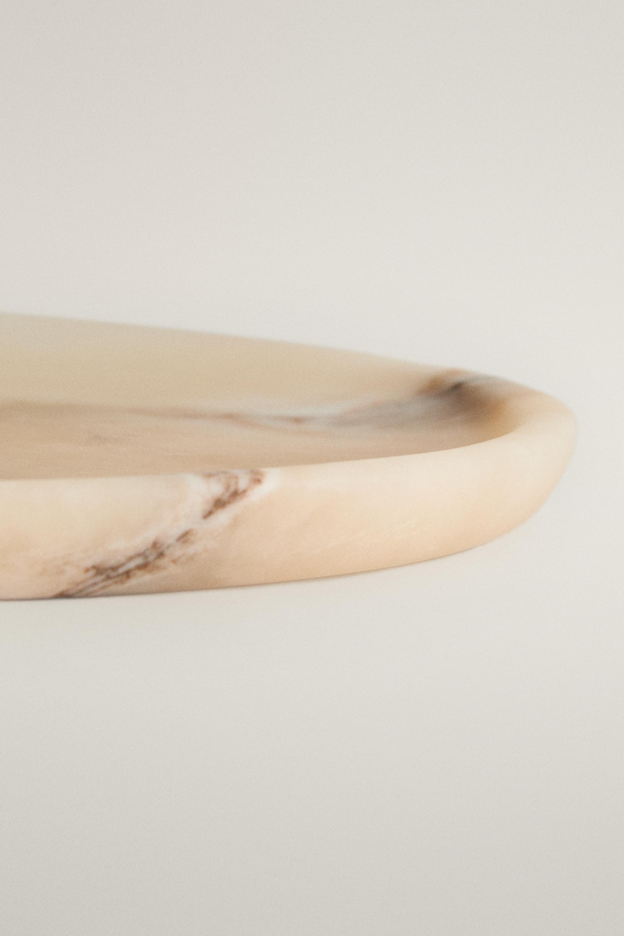 OVAL ALABASTER TRAY
