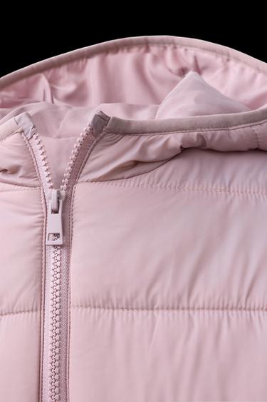 CAZADORA ULTRALIGERA CAPUCHA - Rosa tiza de Zara