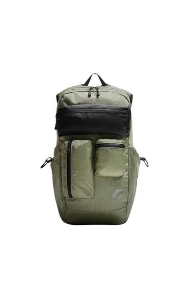 MULTI-POCKET SPORTS BACKPACK - Khaki Green by Zara
