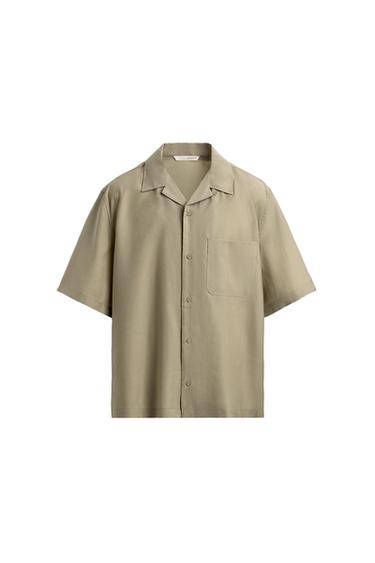 CAMISA FLUIDA RELAXED FIT - Oliva de Zara