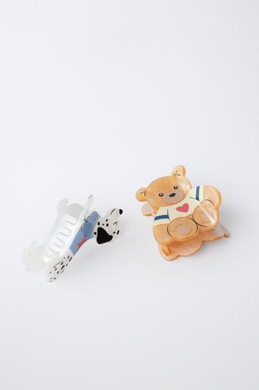 Zara BEAR AND DOG CLIP PACK - Tortoise shell