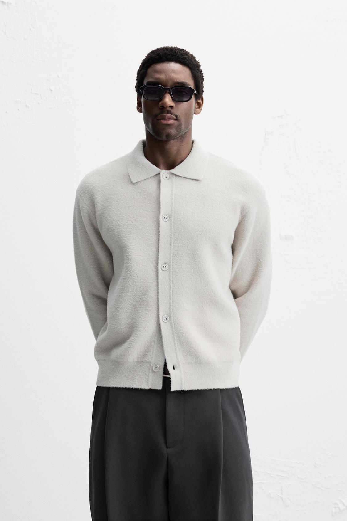 TEXTURED CARDIGAN
