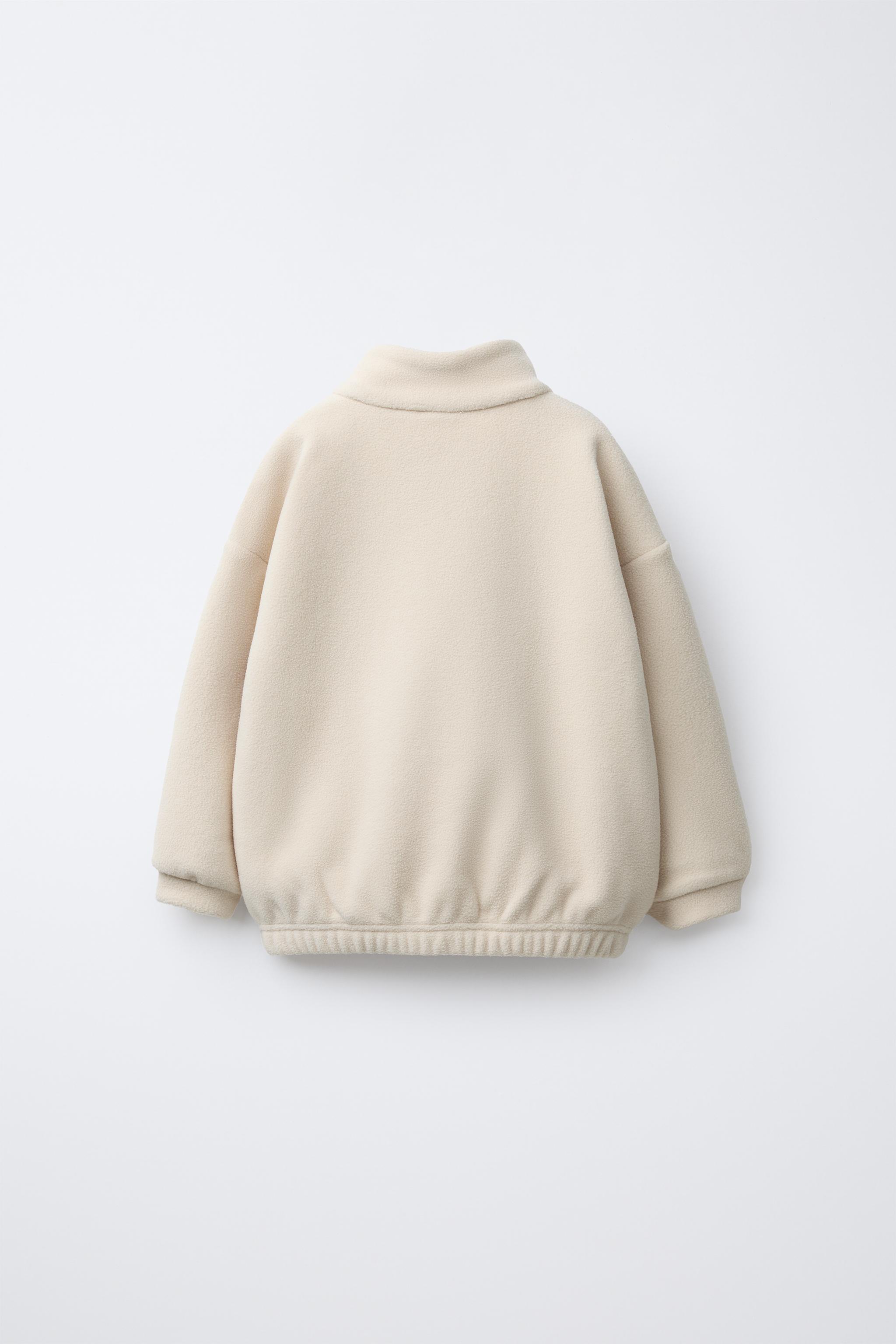 ZIP-UP FLEECE SWEATSHIRT