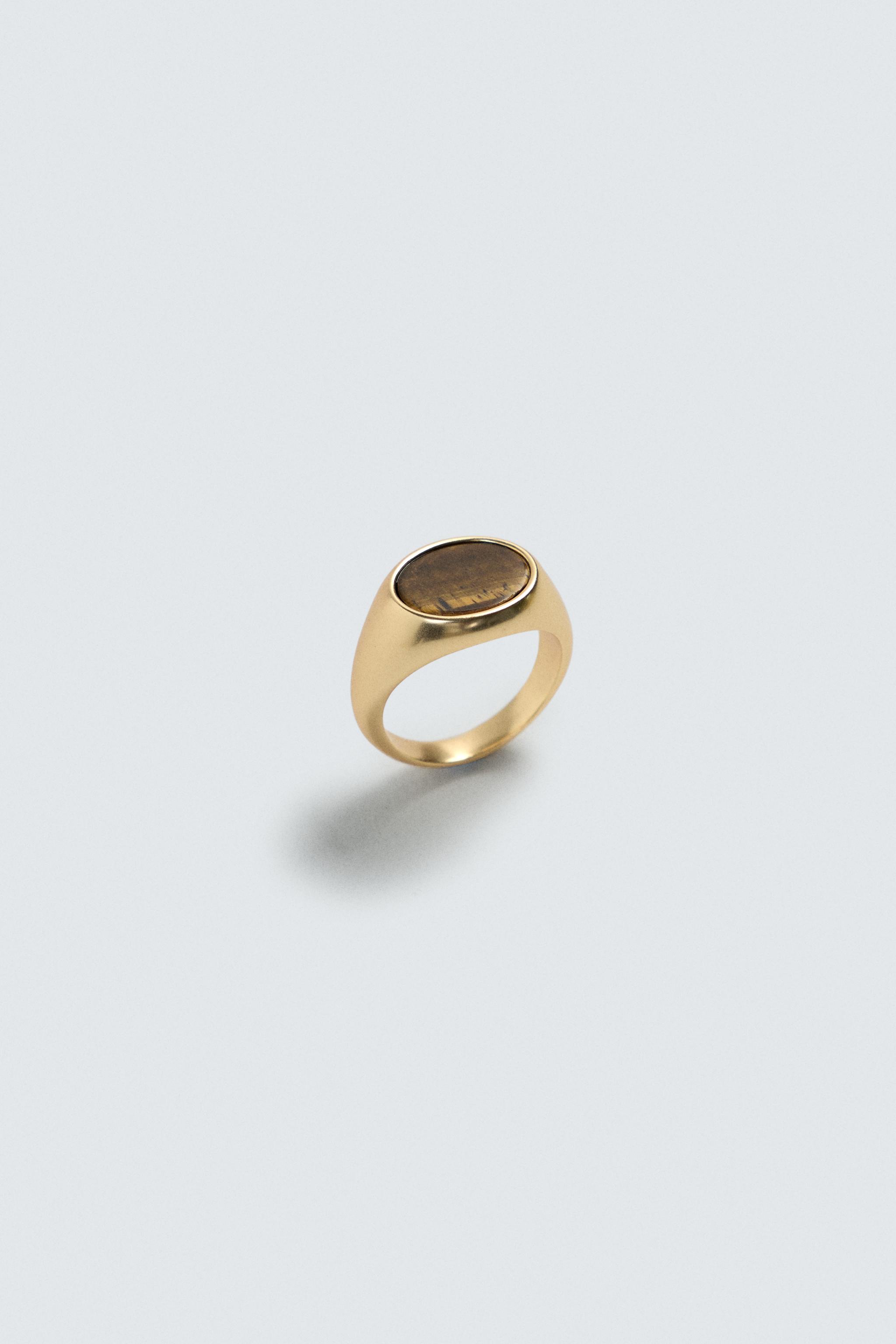 STONE SIGNET RING