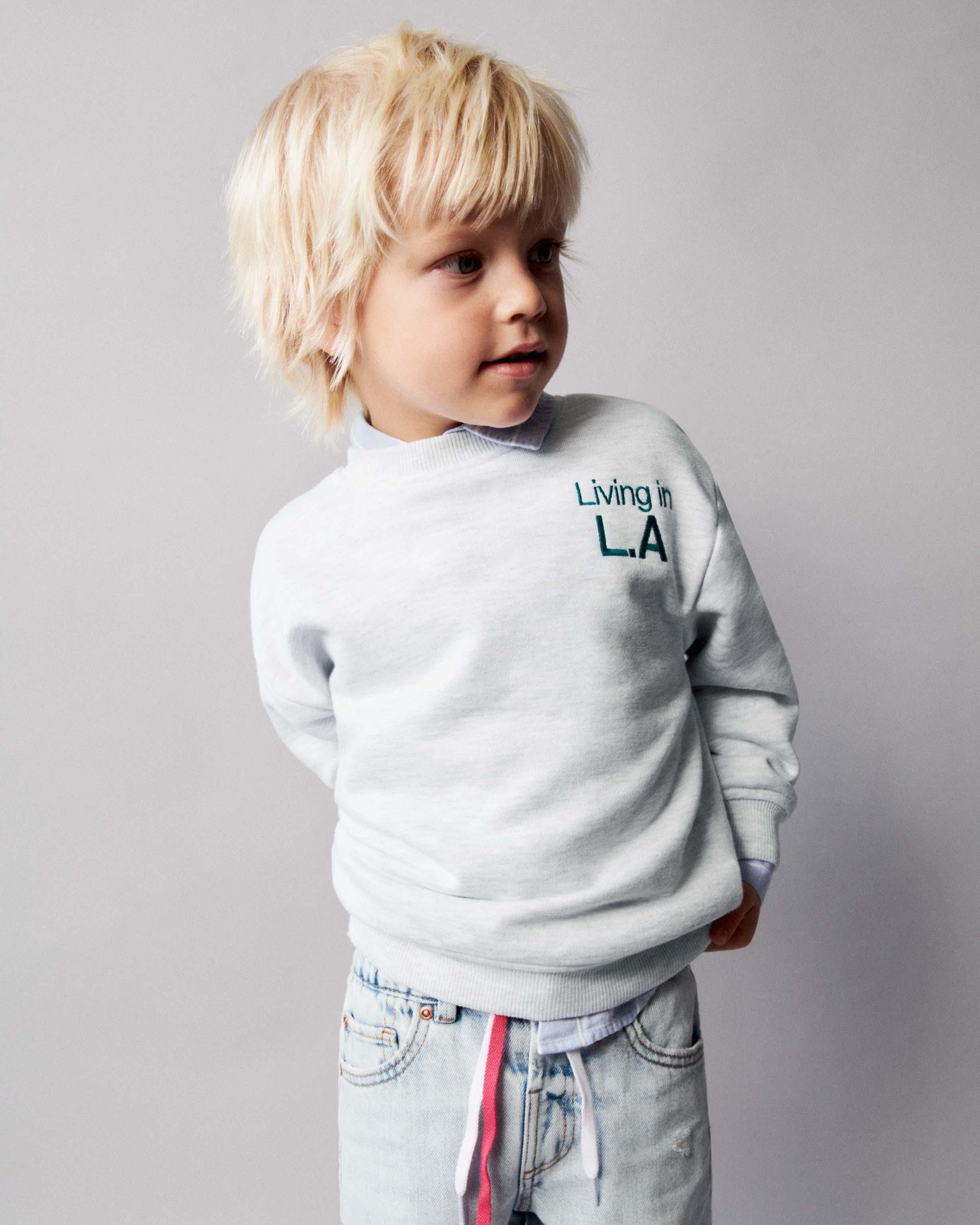 Champion sweater baby outlet blue zara